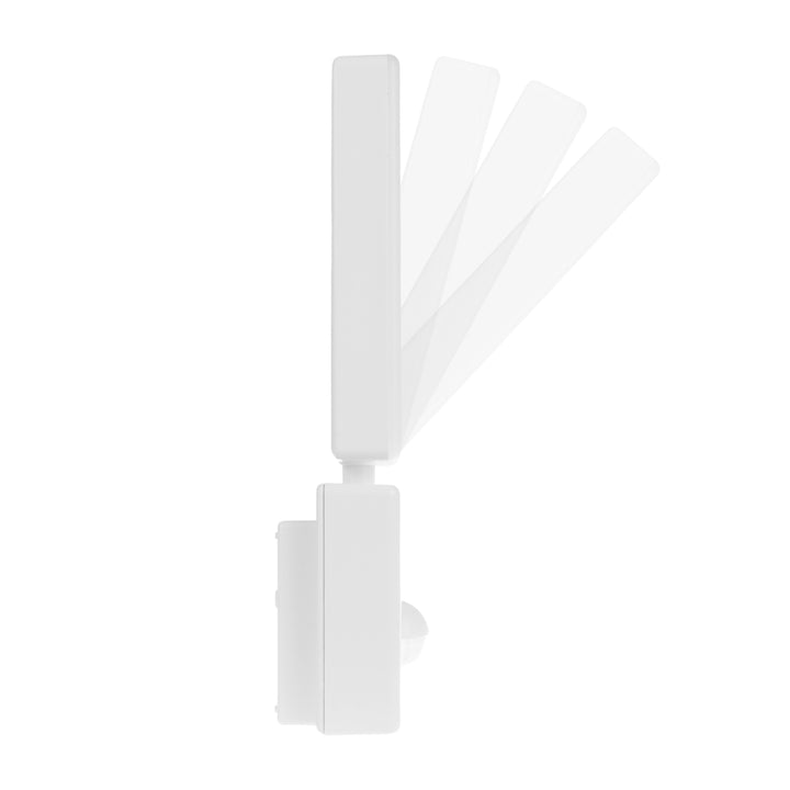 Maclean LED Light with Motion Sensor, PIR Motion Sensor, White, 10W, IP65, 800 lm, Neutral White (4000K) MCE516 W, 2 pieces