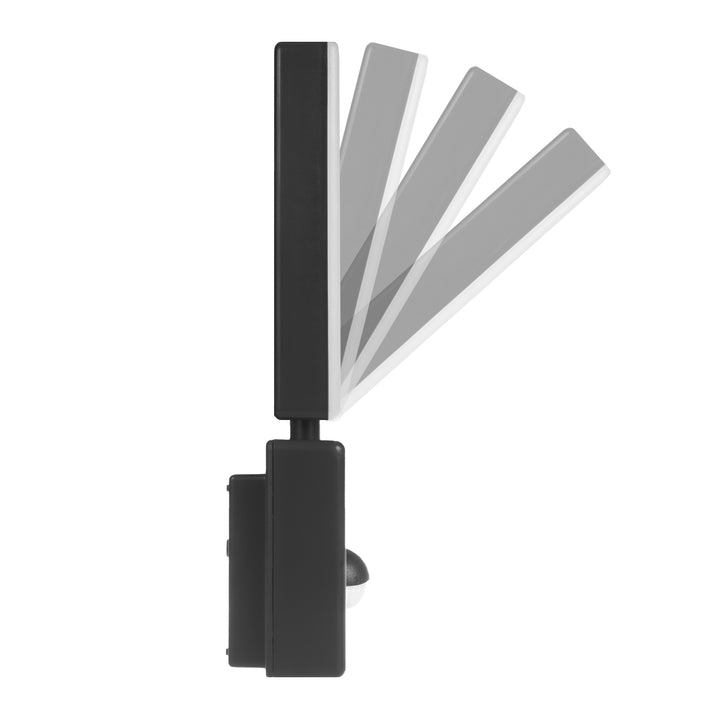 Maclean LED Light with Motion Sensor, PIR Motion Sensor, Black, 10W, IP65, 800 lm, Neutral White (4000K) MCE516 B, 2 pieces