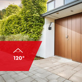 Maclean LED Light with Motion Sensor, PIR Motion Sensor, Black, 10W, IP65, 800 lm, Neutral White (4000K) MCE516 B, 2 pieces