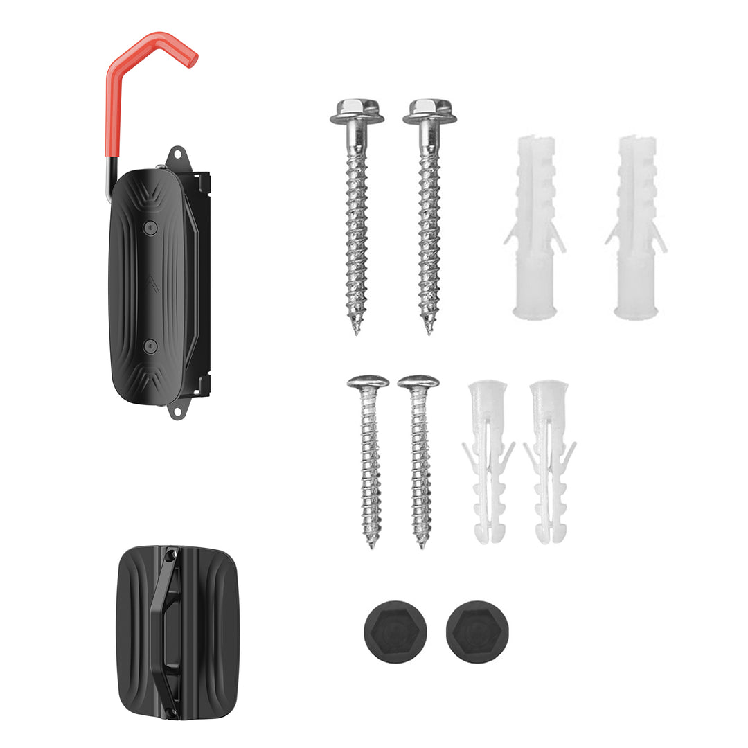 Maclean Wall-Mounted Bike Rack, 30 kg max, MC-998, 4 pieces