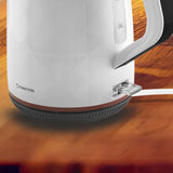 Manta ORISA 1.7L 2200W Cordless Electric Kettle, White