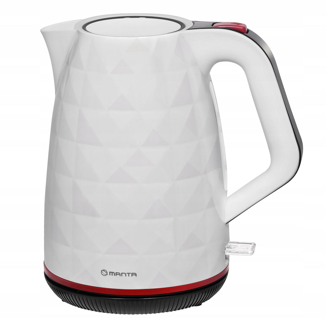 Manta ORISA 1.7L 2200W Cordless Electric Kettle, White