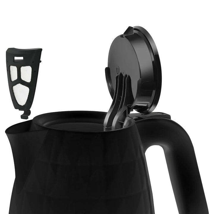 Manta ORISA 1.7L 2200W Cordless Electric Kettle, Black