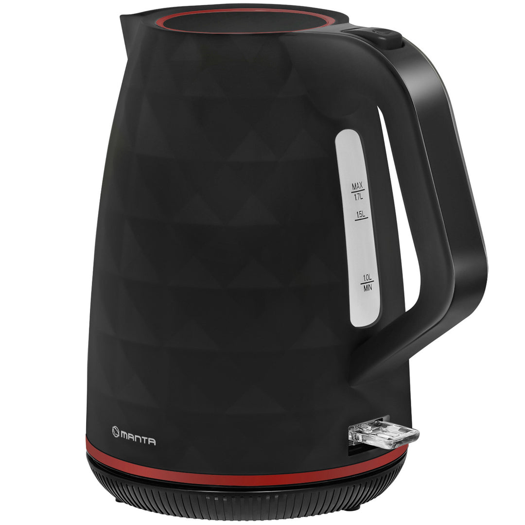 Manta ORISA 1.7L 2200W Cordless Electric Kettle, Black