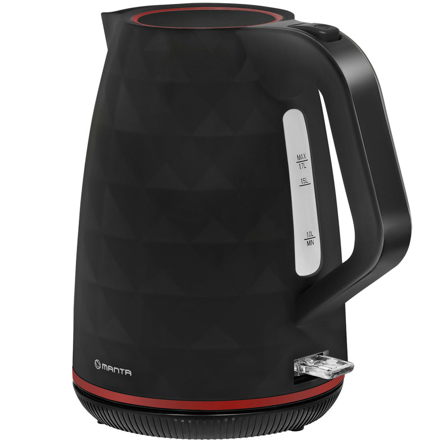 Manta ORISA 1.7L 2200W Cordless Electric Kettle, Black