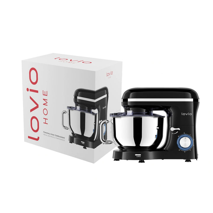 Lovio ChefAssistant Planetary Mixer, Black, LVSTM01BK