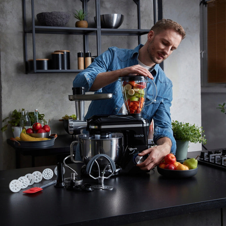 Lovio ChefAssistant Plus Planetary Mixer, Black LVSTM02PBK