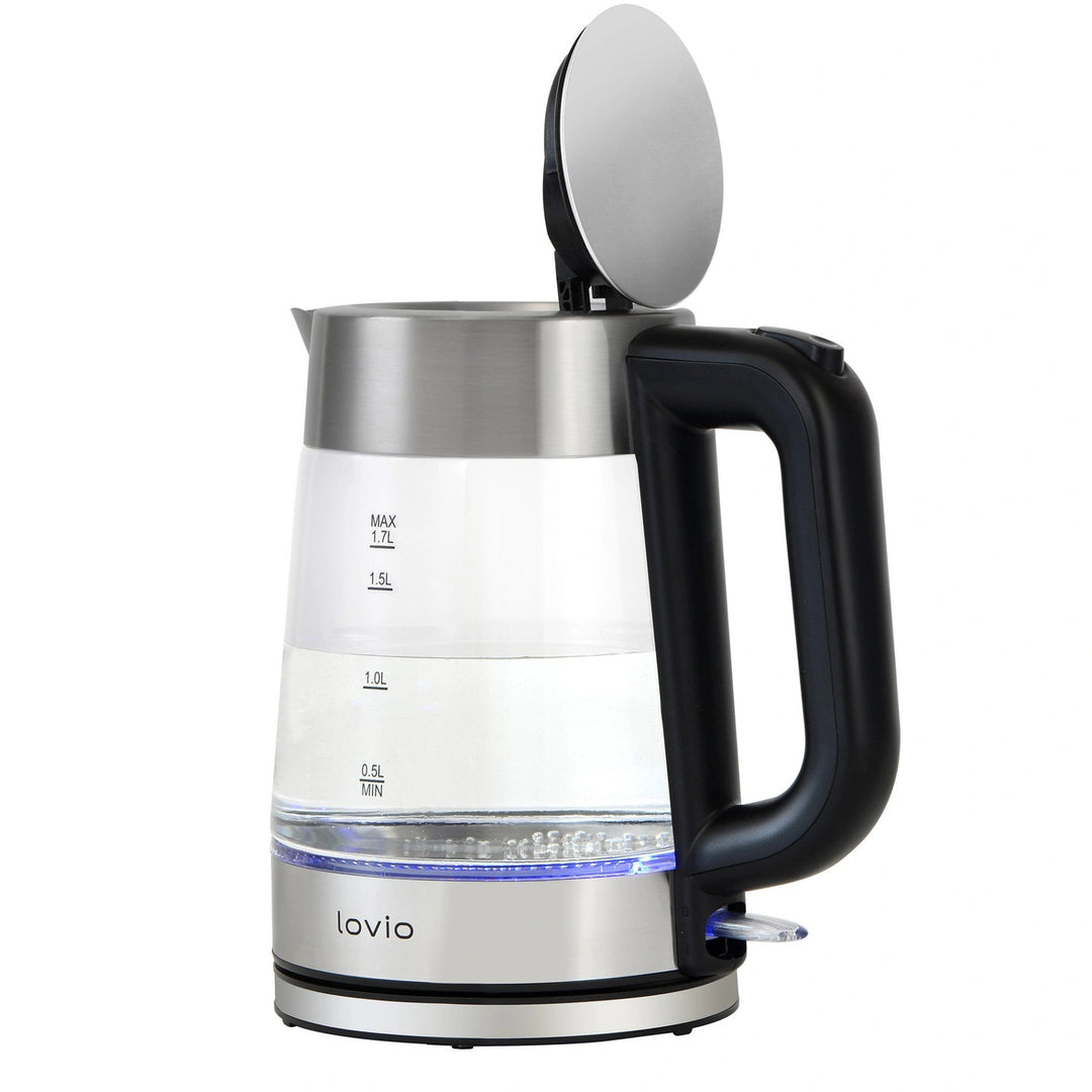 Lovio LVGEK001 Cordless Glass Electric Kettle