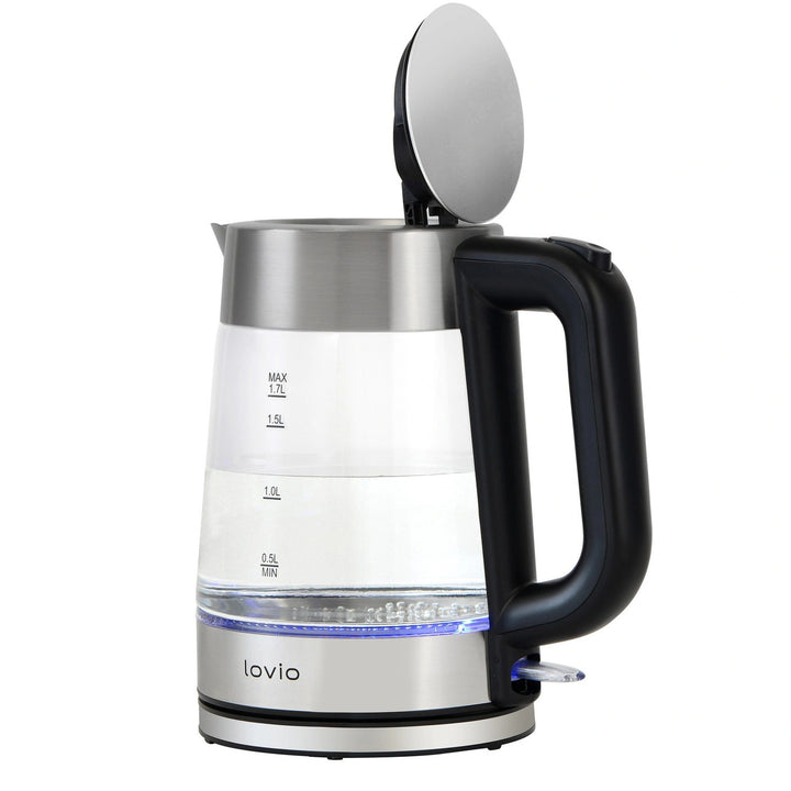 Lovio LVGEK001 Cordless Glass Electric Kettle