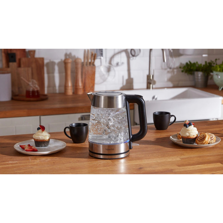 Lovio LVGEK001 Cordless Glass Electric Kettle