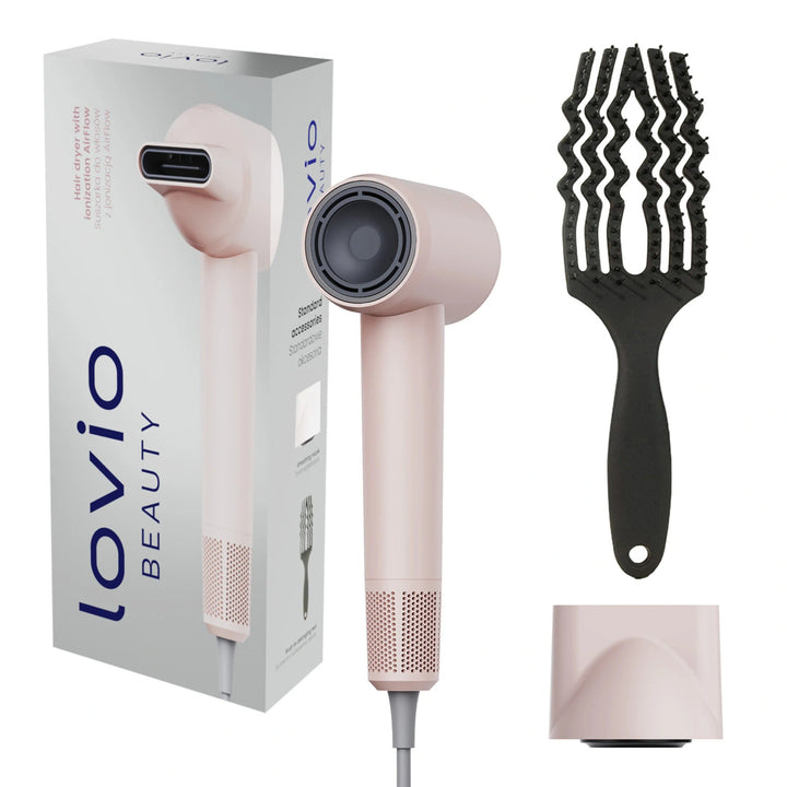 Lovio Air Flow Professional Hair Dryer, Pink, LVHD001PK