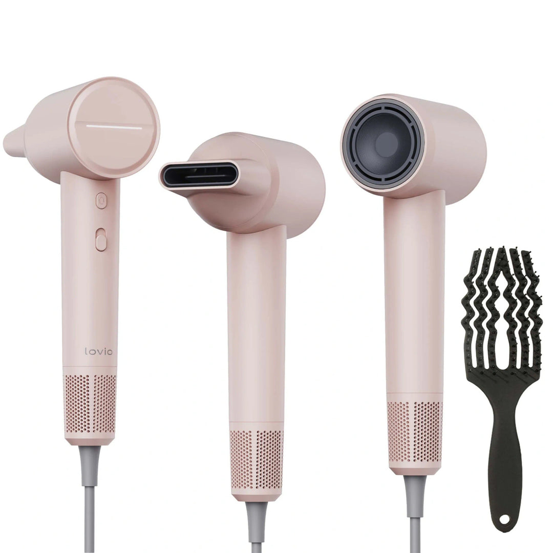 Lovio Air Flow Professional Hair Dryer, Pink, LVHD001PK
