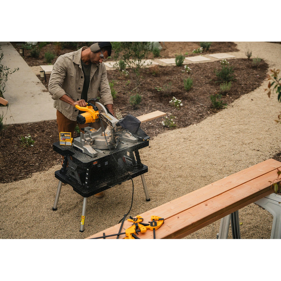 Keter 2.0 Folding Workbench, Load Capacity 453 kg, Work Surface 85x56 cm, Sturdy Metal Legs, 271269