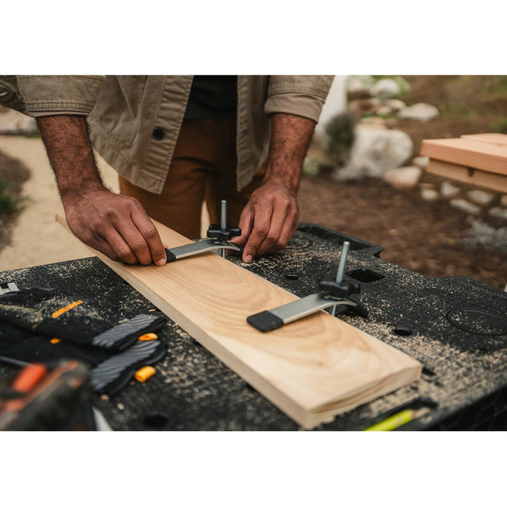 Keter 2.0 Folding Workbench, Load Capacity 453 kg, Work Surface 85x56 cm, Sturdy Metal Legs, 271269