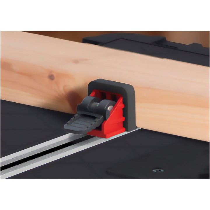 Keter Jobmade Portable Workbench, 453 kg load capacity, non-slip feet, storage compartment with clamps under the tabletop, 239985