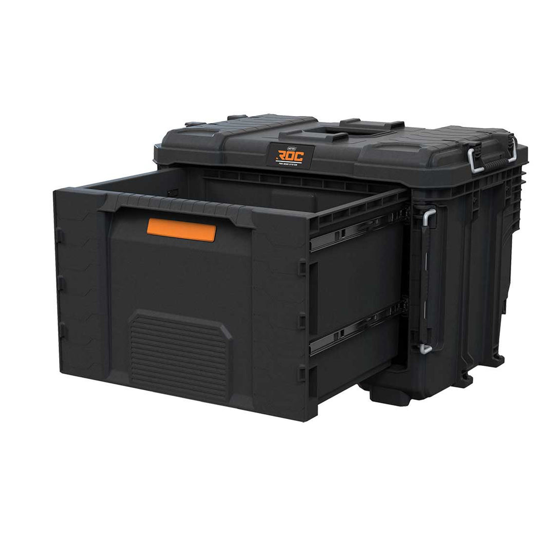 Keter ROC Pro Gear 2.0 XL Tool Box, with one large drawer, transport lock, wall-mountable, modular design, 271384