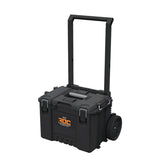 Set of 3 Keter ROC Pro Gear 2.0 tool chests, total capacity 110L, IP65 protection, removable telescoping handle, padlockable, 256982