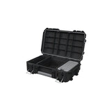 Set of 3 Keter ROC Pro Gear 2.0 tool chests, total capacity 110L, IP65 protection, removable telescoping handle, padlockable, 256982