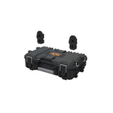 Set of 3 Keter ROC Pro Gear 2.0 tool chests, total capacity 110L, IP65 protection, removable telescoping handle, padlockable, 256982