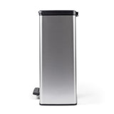 Curver Pedal Trash Can, 2x26L Bins, Metallic Finish, Silver, 251002