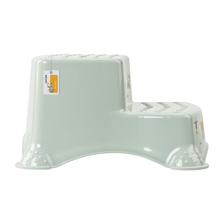 Keeeper Two-Step Children's Step Stool, with anti-slip feature, "Funny Farm" series, weight capacity up to 120 kg, 1003132006300