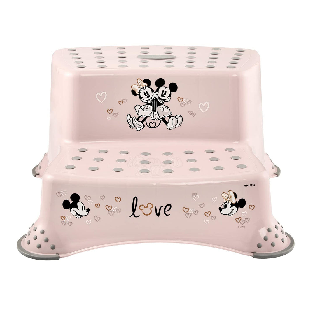 Keeeper Two-Step Children's Step Stool, with anti-slip feature, "Minnie Mouse" series, weight capacity up to 120 kg, 1003258124700