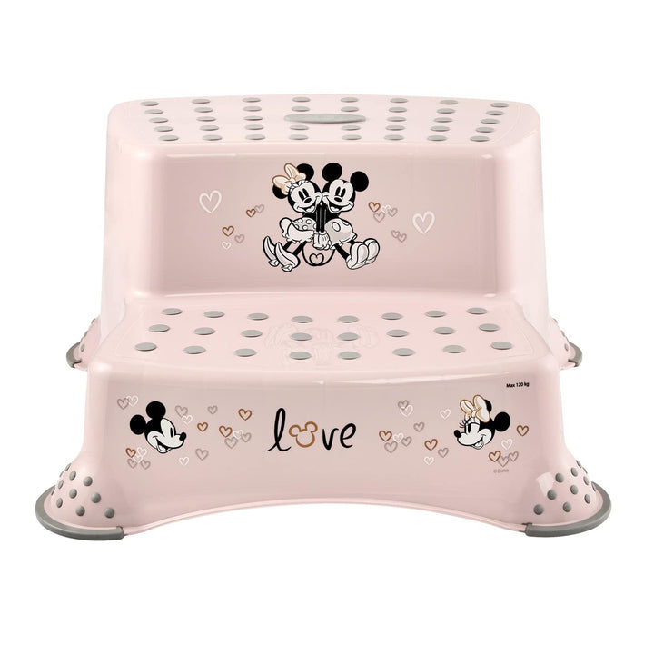 Keeeper Two-Step Children's Step Stool, with anti-slip feature, "Minnie Mouse" series, weight capacity up to 120 kg, 1003258124700