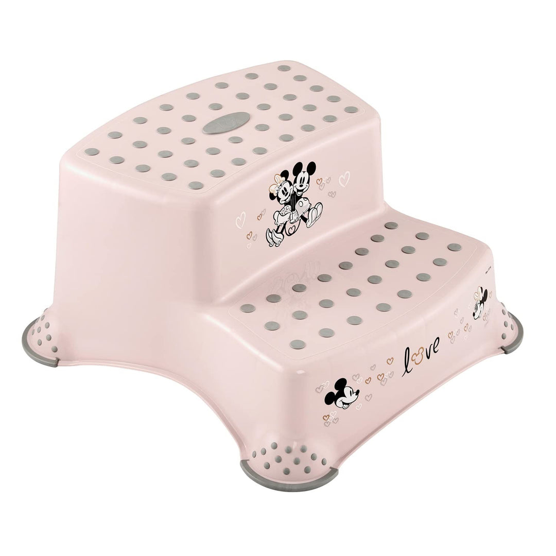 Keeeper Two-Step Children's Step Stool, with anti-slip feature, "Minnie Mouse" series, weight capacity up to 120 kg, 1003258124700