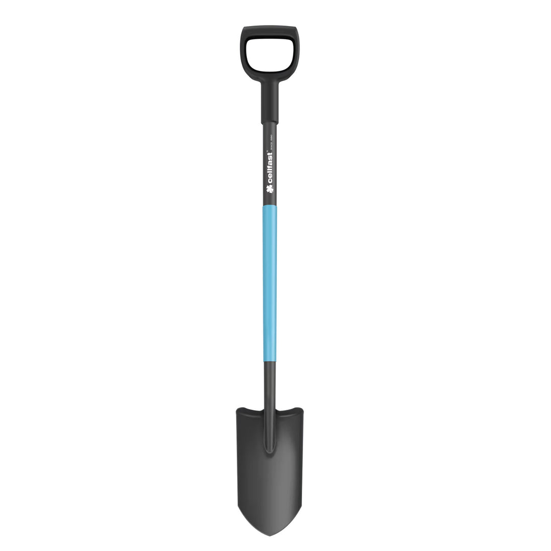 Nursery/drainage spade, hardened, sharpened blade, ergonomic handle, length 129 cm, Cellfast, CELLPRO