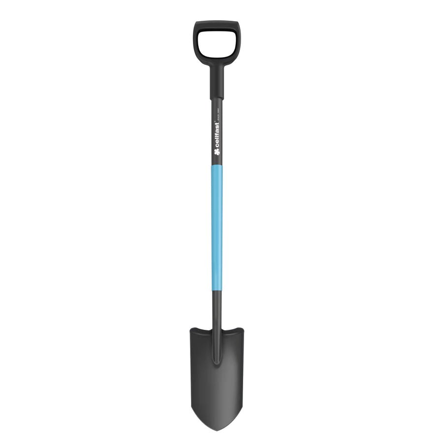 Nursery/drainage spade, hardened, sharpened blade, ergonomic handle, length 129 cm, Cellfast, CELLPRO