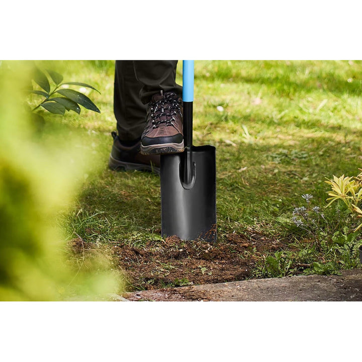 Nursery/drainage spade, hardened, sharpened blade, ergonomic handle, length 129 cm, Cellfast, CELLPRO