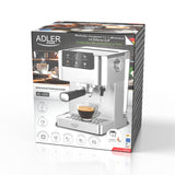 20-bar coffee machine, Thermoblock, milk frother, 5-in-1, Adler AD 4390