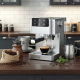 20-bar coffee machine, Thermoblock, milk frother, 5-in-1, Adler AD 4390