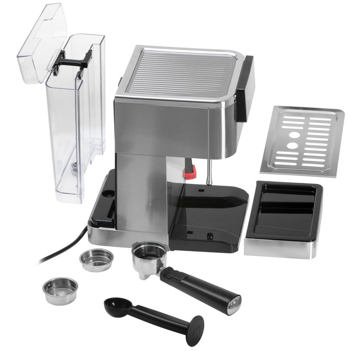 20-bar coffee machine, Thermoblock, milk frother, 5-in-1, Adler AD 4390