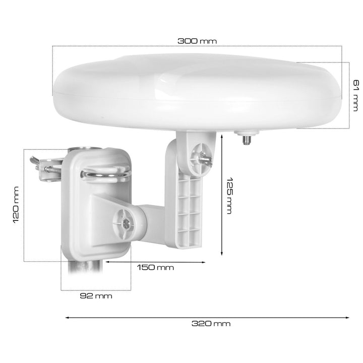Digital360 4G LTE FM VHF UHF VA0024 Vayox Outdoor Antenna