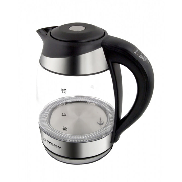 Electric Glass Kettle with LED Display and Thermostat, 1.8 L, Esperanza