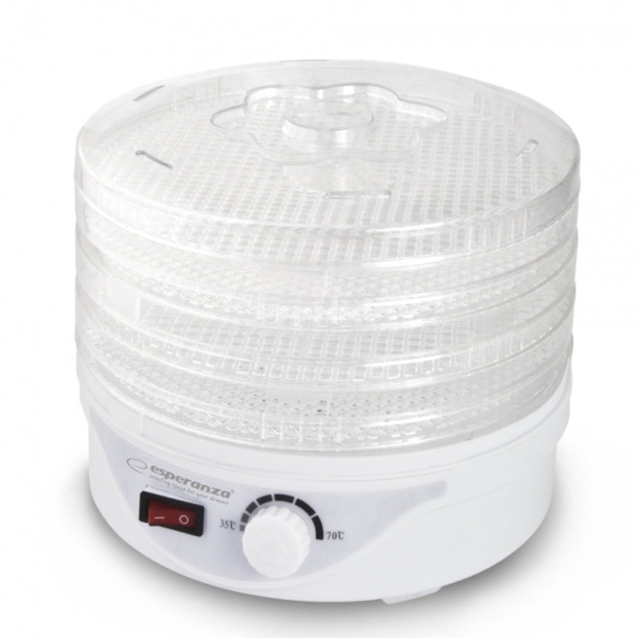Esperanza Dehydrator for Mushrooms, Fruit, Vegetables, and Herbs, 250 W, 8 Drying Programs