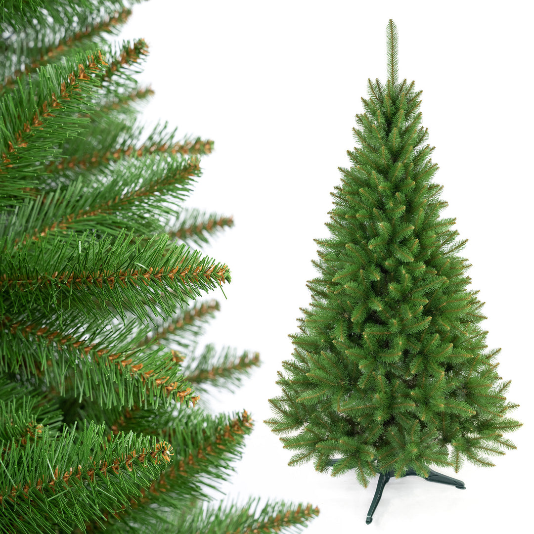 Premium 220 cm Spruce Christmas Tree on a Stand—Dense and Realistic, Damich