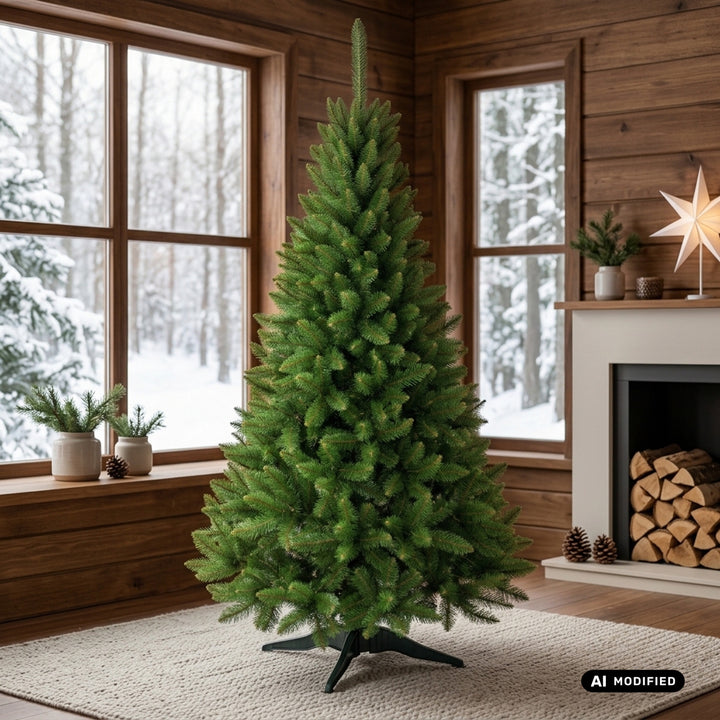 Premium 180 cm Spruce Christmas Tree on a Stand—Dense and Realistic, Damich