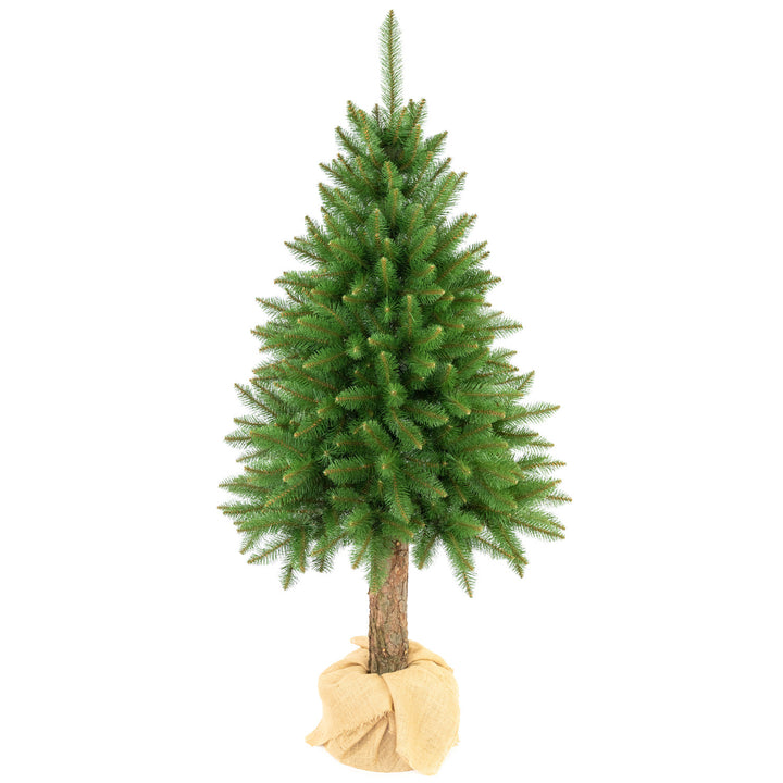 Premium 220 cm Spruce Christmas Tree on a Stump—Dense and Realistic, Damich