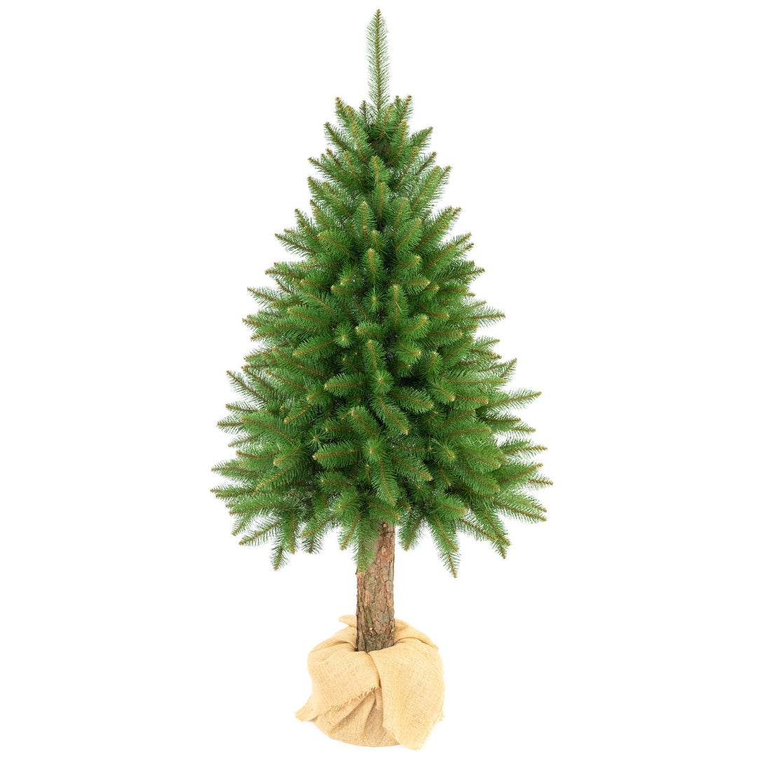 Premium 180 cm Spruce Christmas Tree on a Stump—Dense and Realistic, Damich