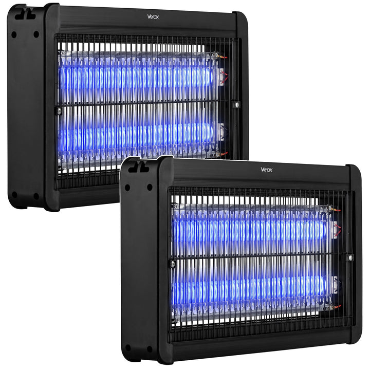 Insect Killer Lamp for Mosquitoes, Flies, and Moths, Electric Trap, UV, 20W, Vayox, 2 pieces