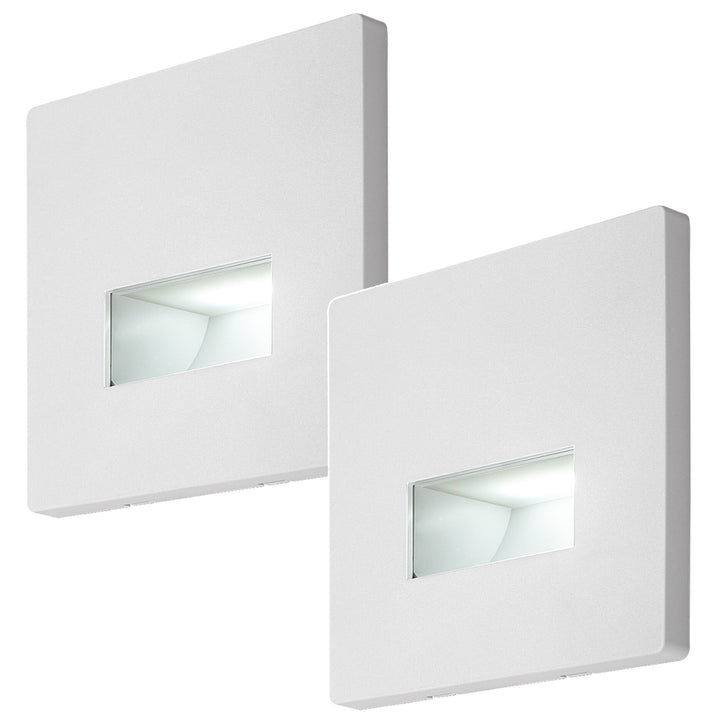 Lunca LED Lamp, 1W, IP20, white, adjustable color temperature: 3000, 4500, 6500 K, 77196, 2 pieces