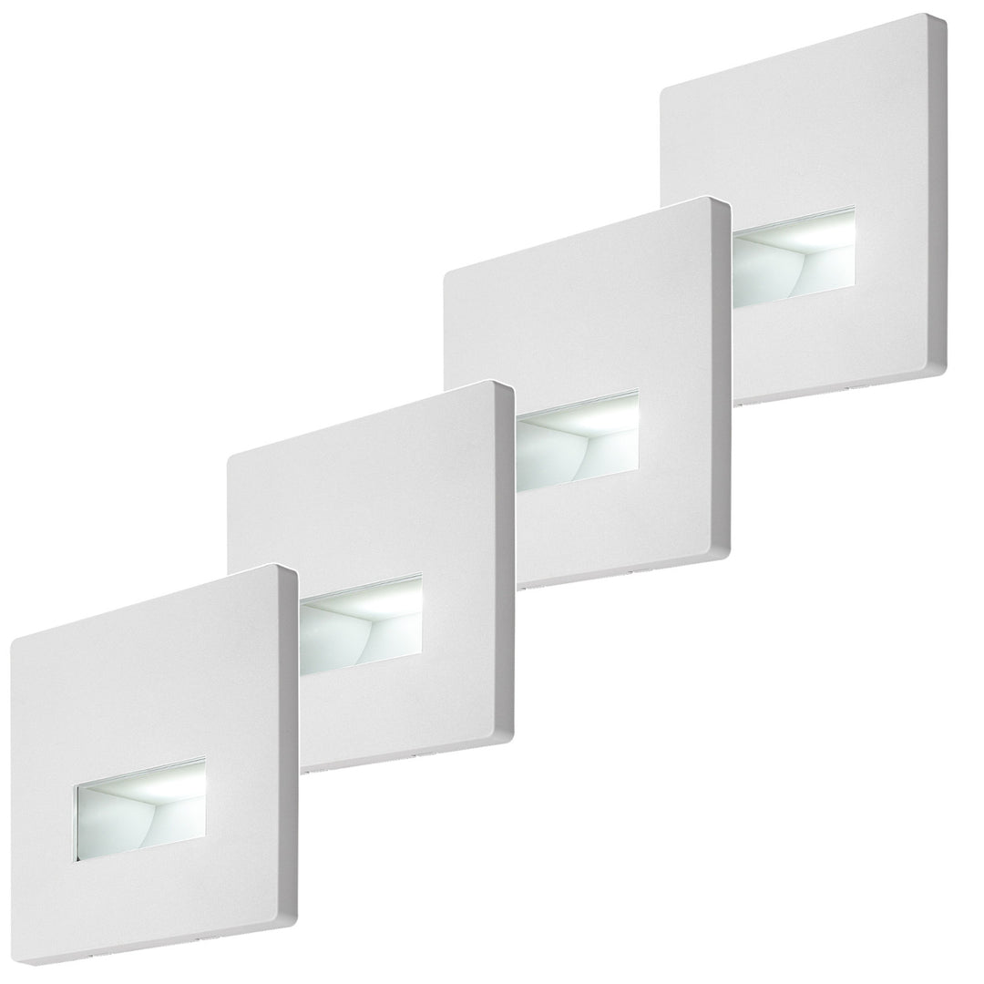 Lunca LED Lamp, 1W, IP20, white, adjustable color temperature: 3000, 4500, 6500 K, 77196, 4 pieces