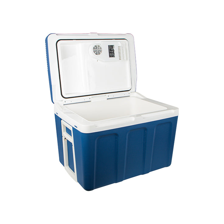 Blow Car Cooler, with wheels, 42L capacity, heating mode, DC 12V and AC 100V–240V, 44–210