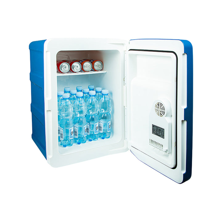 Blow Car Cooler, with wheels, 42L capacity, heating mode, DC 12V and AC 100V–240V, 44–210