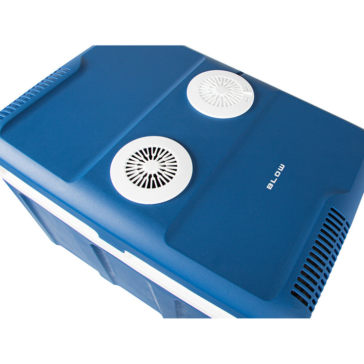 Blow Car Cooler, with wheels, 42L capacity, heating mode, DC 12V and AC 100V–240V, 44–210