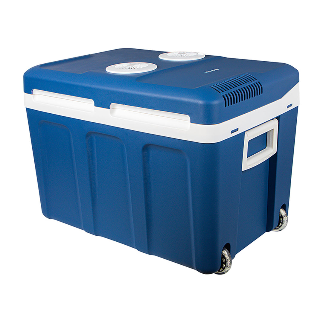 Blow Car Cooler, with wheels, 42L capacity, heating mode, DC 12V and AC 100V–240V, 44–210