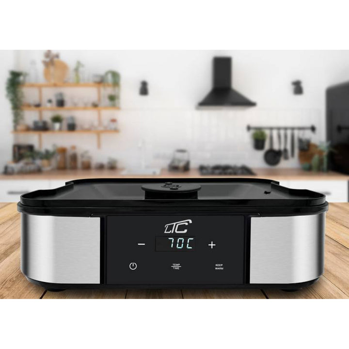 LTC Mushroom, Vegetable, Fruit, and Meat Dehydrator, Metal, 7 Trays, with Display, Touchscreen, 380W, Temperature Maintenance Function, LXSR004