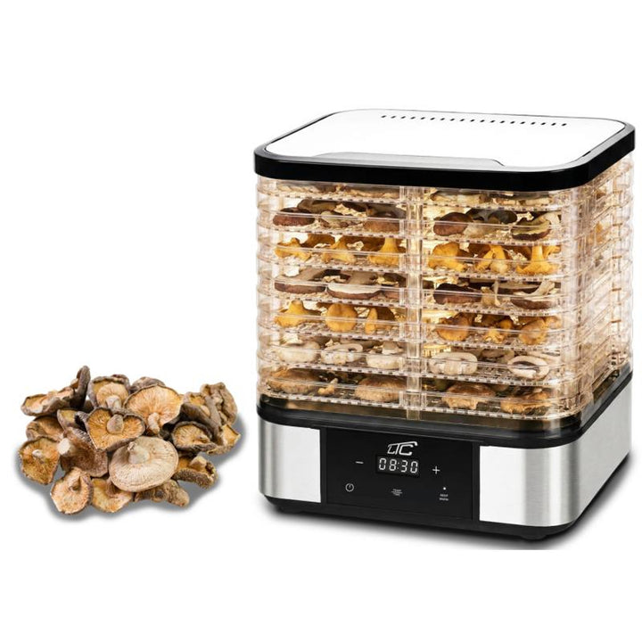 LTC Mushroom, Vegetable, Fruit, and Meat Dehydrator, Metal, 7 Trays, with Display, Touchscreen, 380W, Temperature Maintenance Function, LXSR004